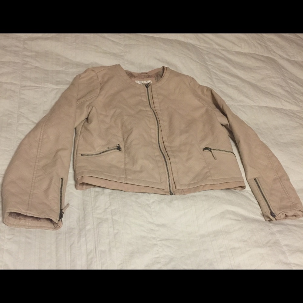 Faux Leather Jacket